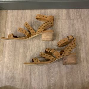 BCBGeneration Block Strappy Heels